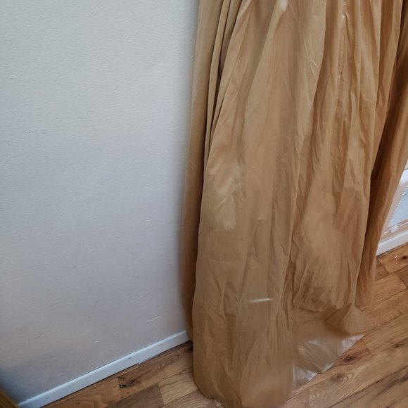 Adrianna Papell *NEW* Sequin Lace & Taffeta Gold Ballgown - Picture 11 of 16